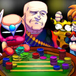 P0kernight crew fun night out